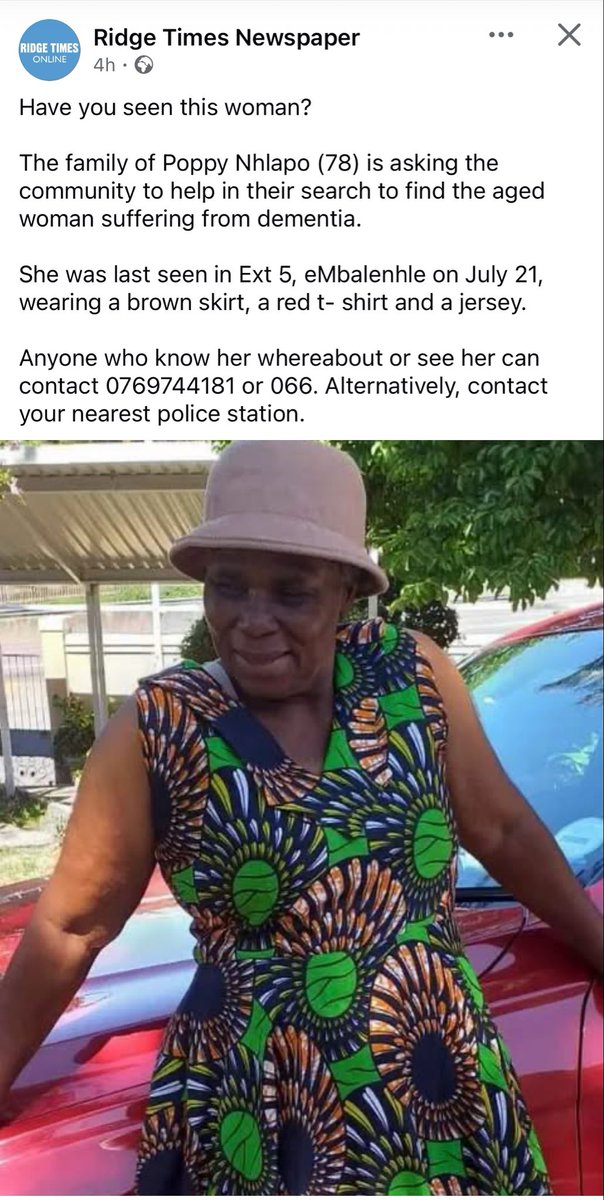 destinyzee's tweet photo. Tweeps My grandmother’s sister has been missing since the 21st of July. Please help my family locate her and she has dementia. We can’t find her anywhere. X is my last resort now 😢 https://t.co/sYTURZ2uO2