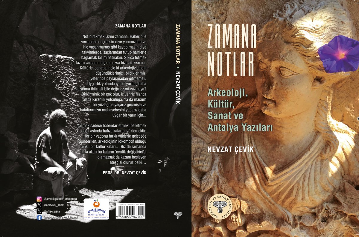 Arkeoloji_Tv's tweet photo. Prof. Dr. Nevzat Çevik'in 'Zamana Notlar' adlı eseri, arkeoloji, kültür, sanat ve müzecilik ekseninde kaleme alınmış 72 denemeyi bir araya getiriyor. 
https://t.co/vLwq0KOlPm https://t.co/qgD6MDw7B6
