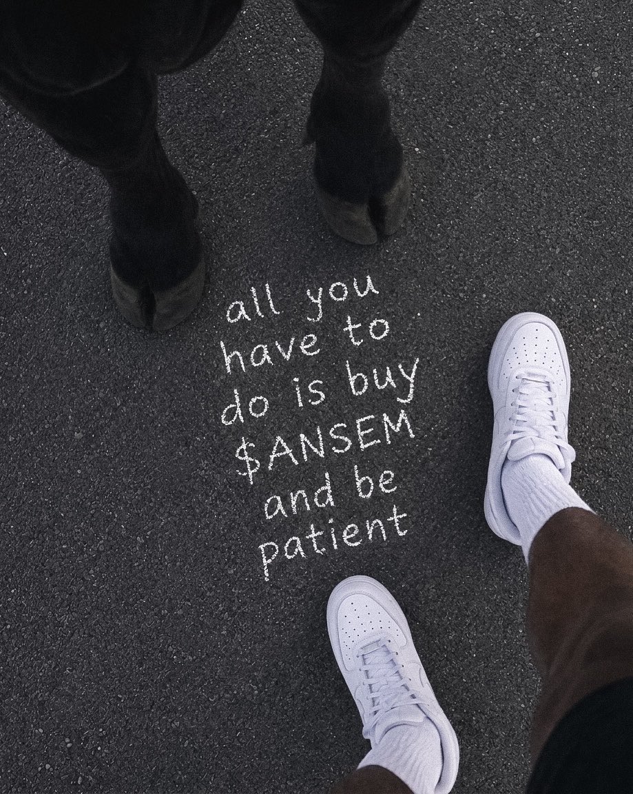 Saint10Fourteen's tweet photo. simple as that. $ANSEM https://t.co/iBGUax9dMH