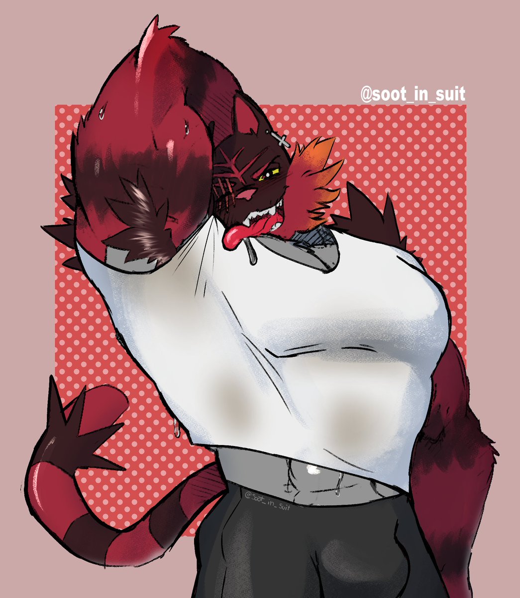 Incinevorer's tweet photo. Caught you staring again?
Can’t even hide how bad you want to bury your face in these sweaty pits and drown in all that thick musk, huh?

Don't be shy now, take a good whiff~
🖌: @IsdomDon https://t.co/zQt4QswHqO