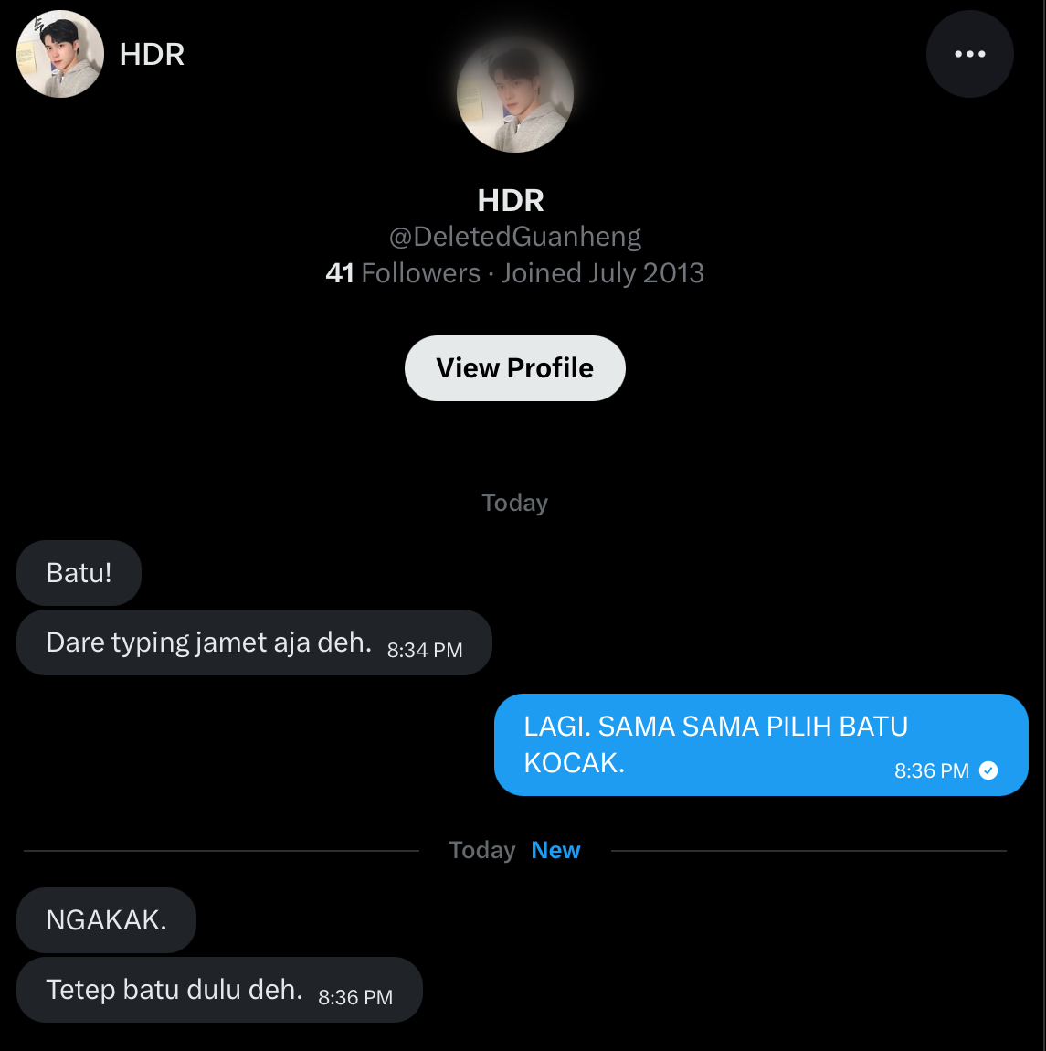 AshesDarrel's tweet photo. @DeletedGuanheng @DeletedXiaojun akhirnya selamat dari typing jamet lho 🥺 gaskan  yang  pilih Guanheng  tambah  duitnya,  yang  pilih  dejun  jangan  lupa  kurangin  dan   TYPINGNYA  KERJAIN  XIXIIXIXIXI  sampe  20.47  yaak. https://t.co/vBefCSAD8U