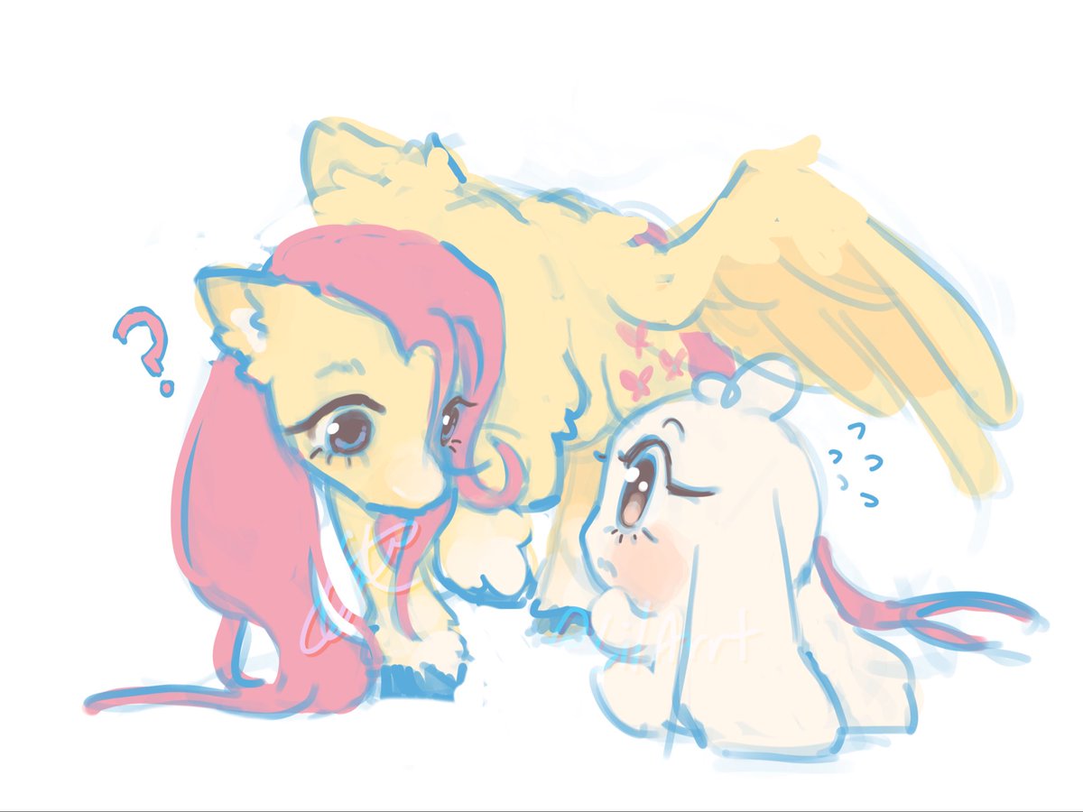 LilArrt's tweet photo. fluttershy and hetmongi https://t.co/PxIjygQT0N