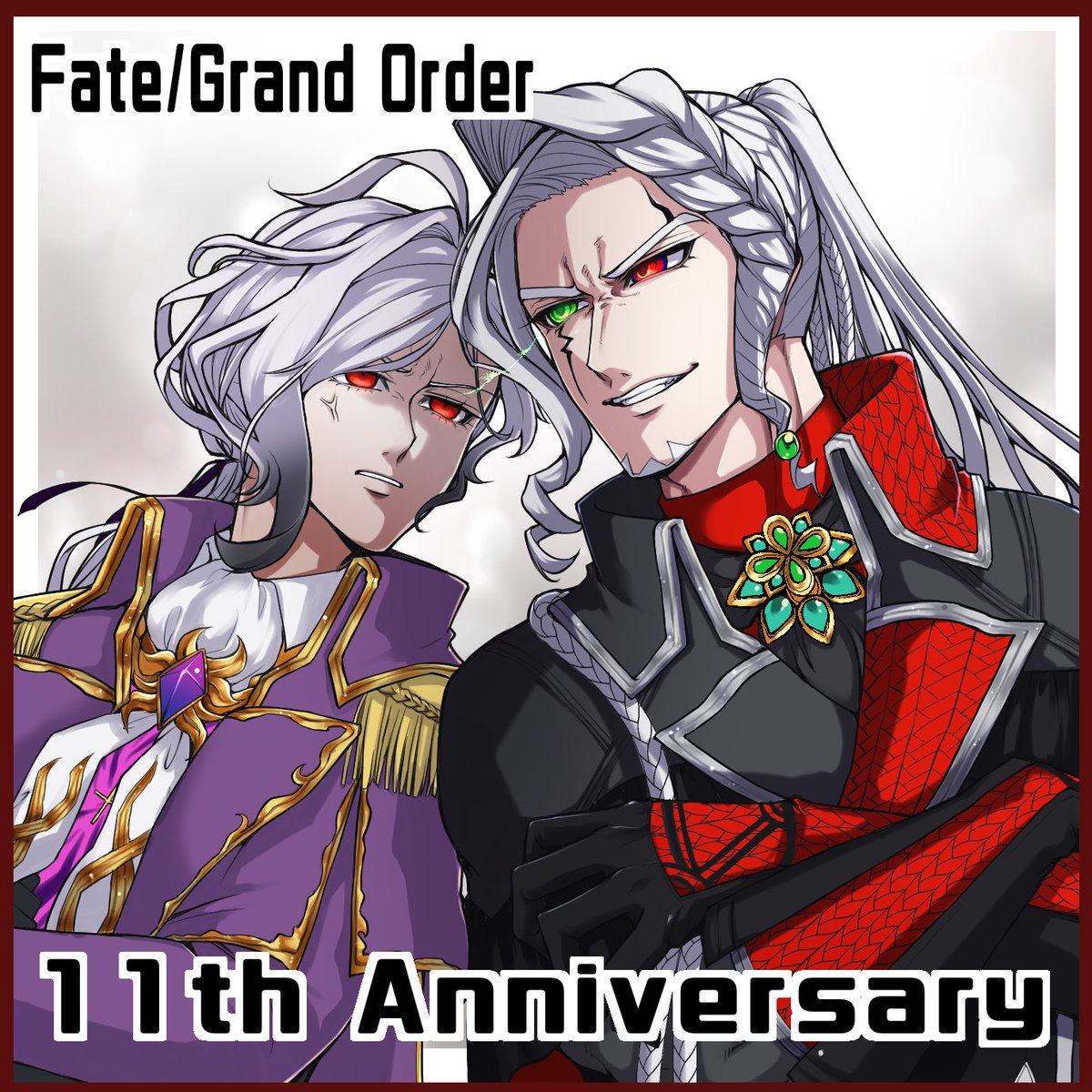 Burst_stream's tweet photo. #FGO11周年  #FGOカルデア学園祭  #FGO11周年メッセージ 
大デュマ作品主人公No.1決定戦、お待ちしております https://t.co/wJ3KeYFEyf