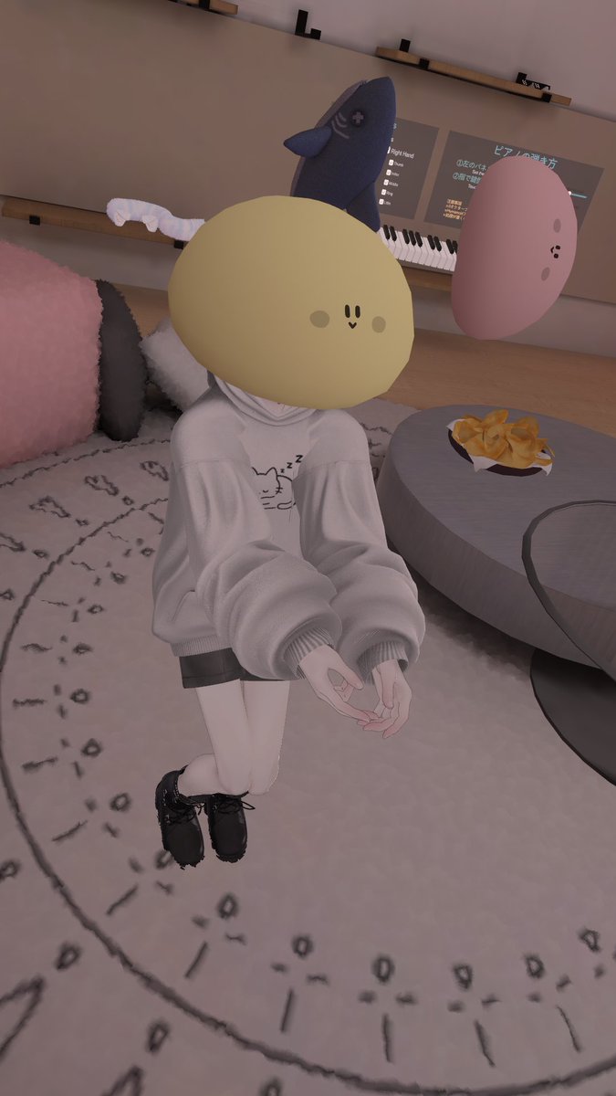 YoHq_vrc's tweet photo. まんじゅうです。
#VRchat https://t.co/dFBMhAjMVI