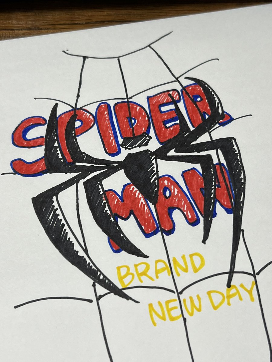 mkt741's tweet photo. スパイダーマン観てきました。本当に最高だった！大切な人は心の中で生き続ける。愛情と友情に泣きました。

余韻に浸るあまり、帰り道に何回かシュッ🤟ってやってみたけど、糸は出なかった。
お家の🕷️に噛んでもらえないか聞いてみます。

#スパイダーマン
#スパイダーマンの日 https://t.co/3LgTOfWB31