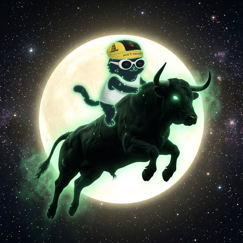 pumpcatpf's tweet photo. gm, let’s ride. 🚀

$pumpcat is a bullish cat. 🐂 https://t.co/LL1cupUj2f