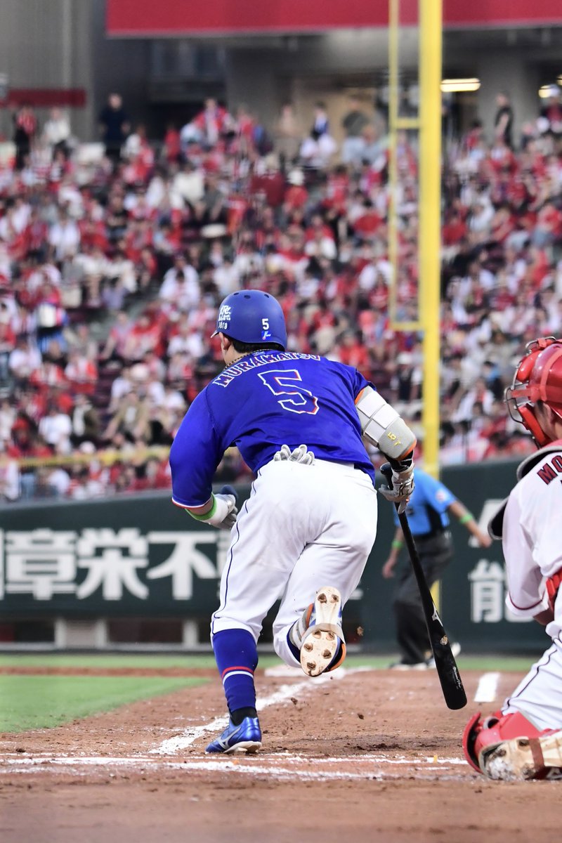 mkx16___'s tweet photo. 後半戦初ヒットはタイムリー！！

#村松開人 #中日ドラゴンズ #dragons 
2026.08.01 MAZDA Zoom-Zoomスタジアム広島 https://t.co/ke07bnJ9dD