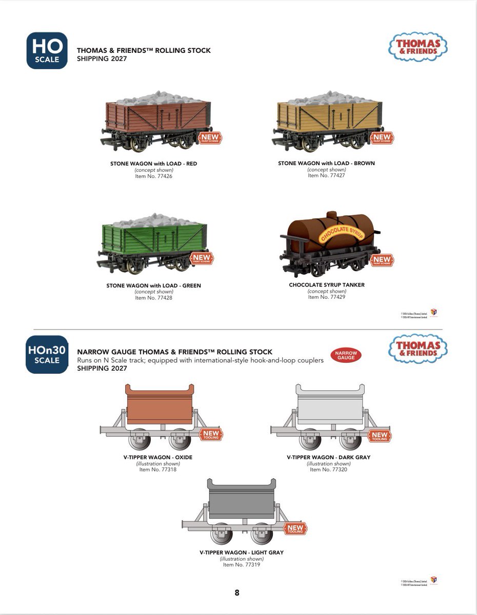 thomasmerchnews's tweet photo. Here are all the HD pages for Bachmann’s mid-year Thomas announcements for HO, N-scale and G-scale! https://t.co/SpKL8pwxR6