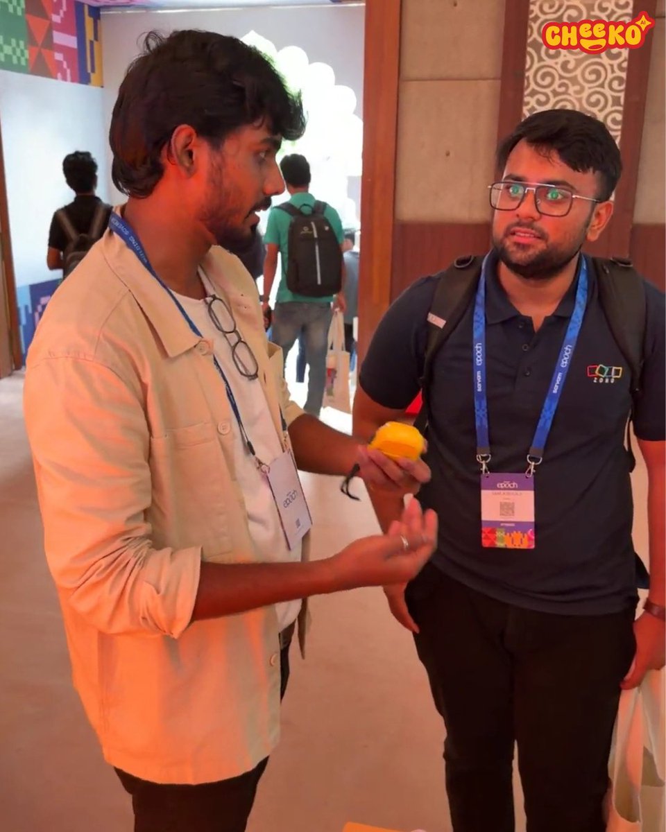Cheekoai's tweet photo. Every conversation sparked a new possibility. ๐
At Sarvam Epoch, curiosity turned into conversations, and conversations turned into exciting discoveries with Cheeko AI. ๐
#CheekoAI #SarvamEpoch #Innovation #AIForEveryone #FutureOfLearning https://t.co/Ro4Kmwhz03