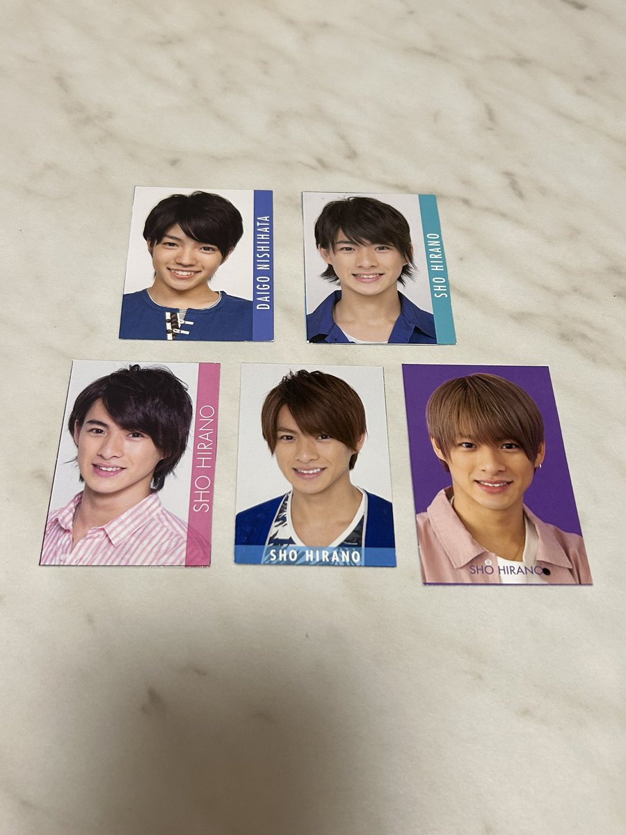 shdntrhk's tweet photo. デタカ厚紙交換探しています

【求】西畑大吾・平野紫耀(画像のもの激求)
　　デタカは画像のもののみ求

【譲】ご提示ください

難波手渡し
8/25・9/20・10/28なにわ会場手渡し
郵送(局留め❌)
当方の買取❌
お心あたりのある方はお声がけお願いします

#厚紙交換 #Myojo厚紙 #デタカ交換 #Myojo交換 https://t.co/XpVJhhgGBJ