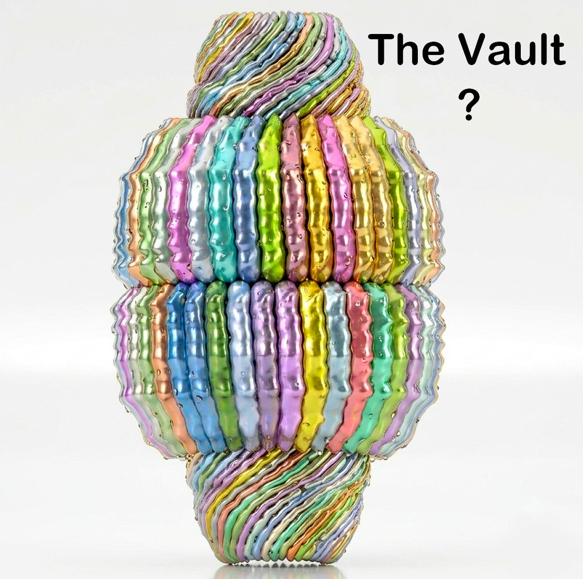 pickover's tweet photo. The mystery continues.

Behold, The Vault. It's in most eukaryotic cells, but it's function is not fully understood. "When stained and viewed under an electron microscope, it resembles the arches of a cathedral's vaulted ceiling, with 39-fold symmetry." https://t.co/RVMgExosMY https://t.co/5BLDMaCr34
