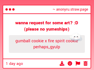 Anonymous_Nuru's tweet photo. I think I recognize you anon... I've seen this ship on Problem Cookie and it's always the same person.... (req from anon?)
#problemcookie #Dubiouscookie #MoldingCookies https://t.co/0ttvJcwSql