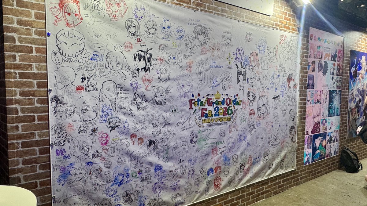 take_0623's tweet photo. FGOフェス、ファスチケだったので入場〜整理券取得は楽だったんだけど会場内の混雑が凄くてアトラクションも凄い行列で体力的になかなかしんどかった😂 https://t.co/EiHcYefarC