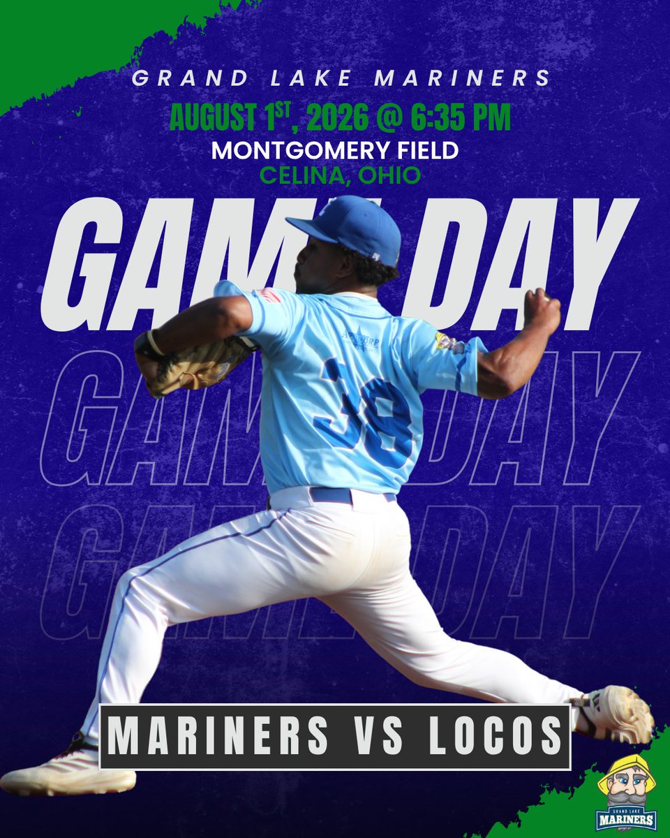 GLMariners's tweet photo. Protect home field. 🌊🏆⚾️

🏆 Game 2
🆚 Lima Locos
📍 Montgomery Field
⏰ 6:35 PM

Free tickets for tonight's championship game are available while supplies last at:

📍 Dynamic Federal Credit Union
📍 Grand Lake Floral &amp; Gifts
📍 McDonald's
📍 Hot Head Burritos
📍 The Willow https://t.co/jD2EtaM8RR