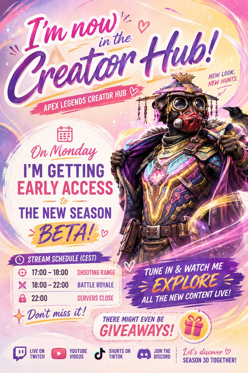 MedicFox3's tweet photo. It smyfirst time in such an event. I ll rest everything for you. Every viewer counts. Love you guys!
#apexlegends
#apexlegendscommunity https://t.co/i71VkxMTgq