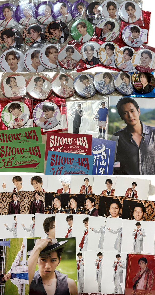 gsksm__'s tweet photo. SHOW-WA MATSURI グッズの交換またはお譲り先を探しております

【譲】
画像参照

【求】
🟥🩷🤍
🟦❤️
物により複数:1要相談
異種要相談
定価（一部お譲りできないものもあります）

#SHOW_WA #MATSURI #SHOW_WA交換 #MATSURI交換 https://t.co/i6jTRpJY9K