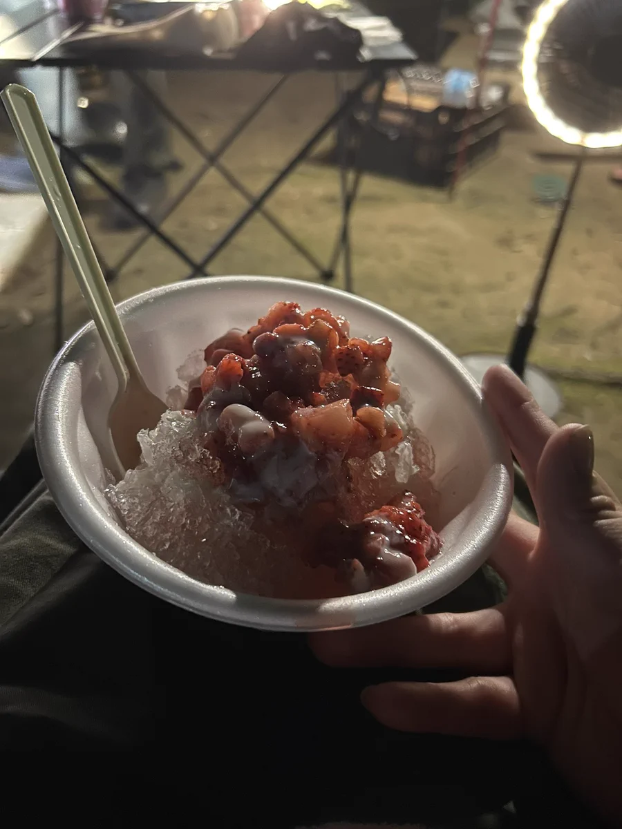 Miko୨୧ в X: „〆はかき氷🍧 眠れるかなー🤭ᩚ きっと眠れないな𐤔𐤔