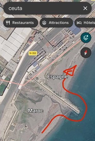 humiliacoach's tweet photo. @realMrTruthBomb They get back the same day. It was in morocco, not in spain. They swan 10 meters after the dock and that's it, they were in spain. Psyop !!!! https://t.co/58ZlH0Ay7G