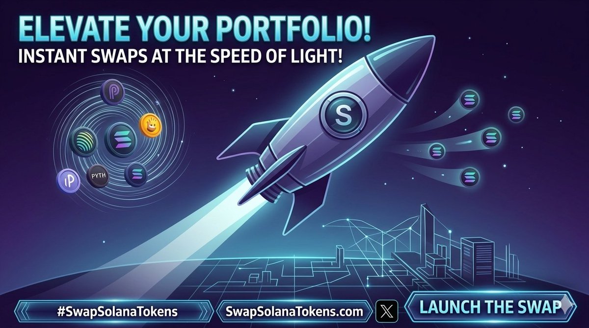 swapsolanasite's tweet photo. Looking for the fastest route on Solana? ⚡️

Stop wasting SOL on high slippage and inefficient routes. Move your tokens instantly with the best prices across the ecosystem.

🔗 Swap now: https://t.co/L4ulpUp5ZU

#SwapSolanaTokens SOL JUP #SolanaSummer #CryptoTrading #MemeMind https://t.co/jQO4Pd1aul