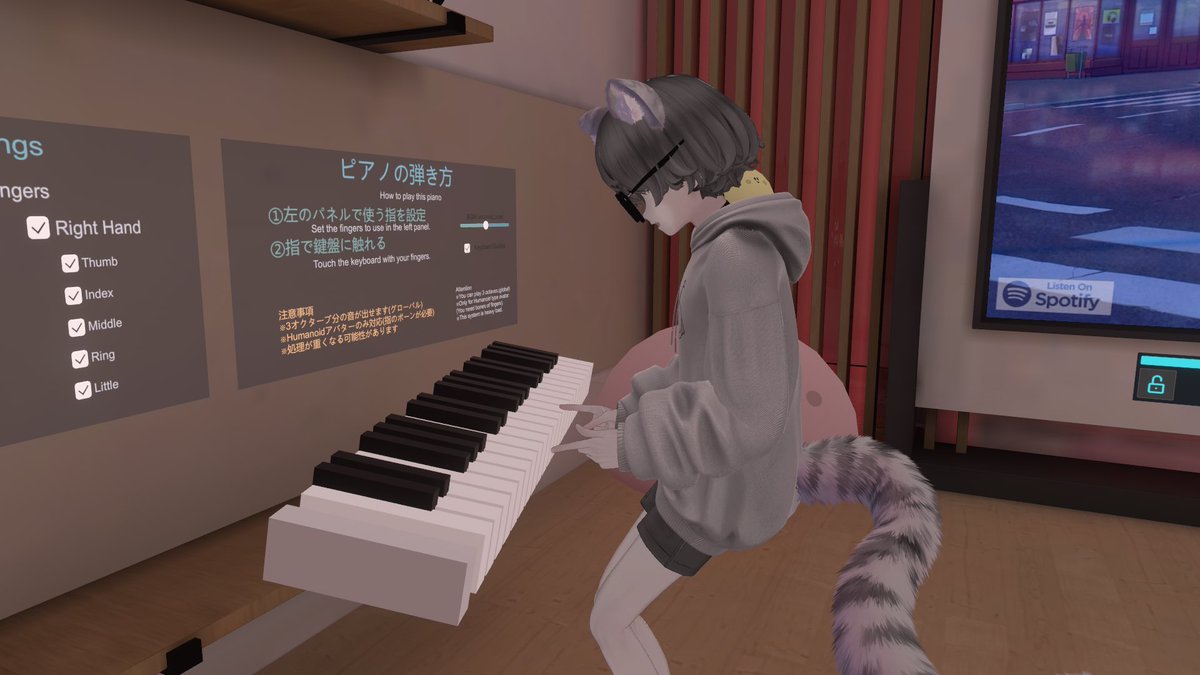 YoHq_vrc's tweet photo. 試しにきらきら星を弾きました。
お遊戯会って言われました。
#VRchat https://t.co/HKkJZne4ee