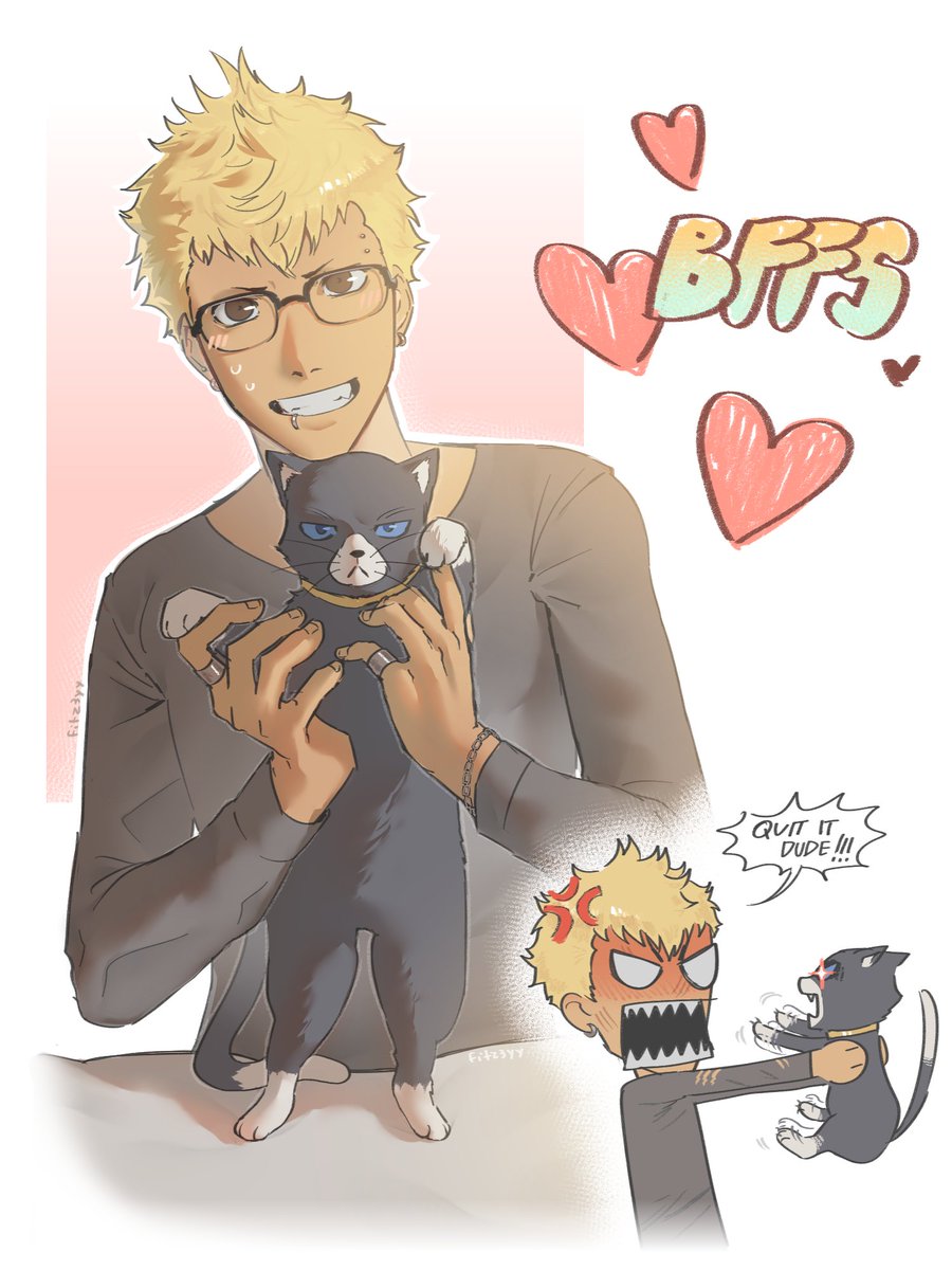 fitz3yy's tweet photo. performative bffs awww 
#persona5 https://t.co/scgVHOaHiu