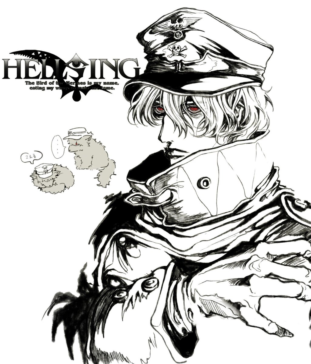 I_LOVE_WORKS's tweet photo. 大尉
#HELLSING https://t.co/1xc8QRd0eb