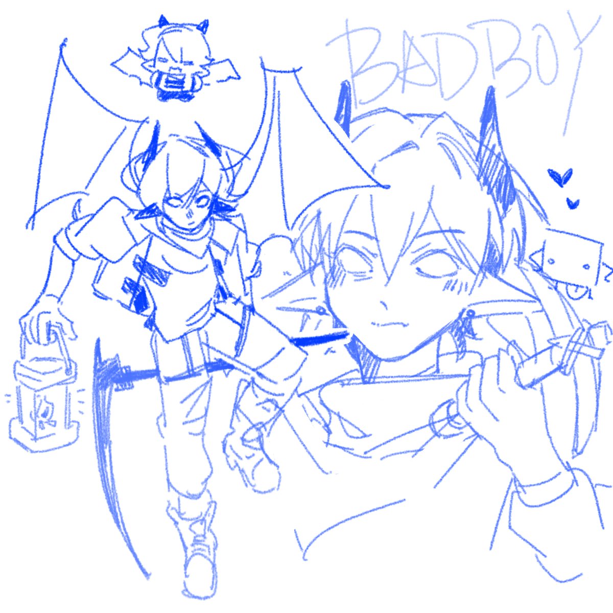 cola__polar's tweet photo. IM BACK
#badboyhalofanart https://t.co/z1RBHfG4DD