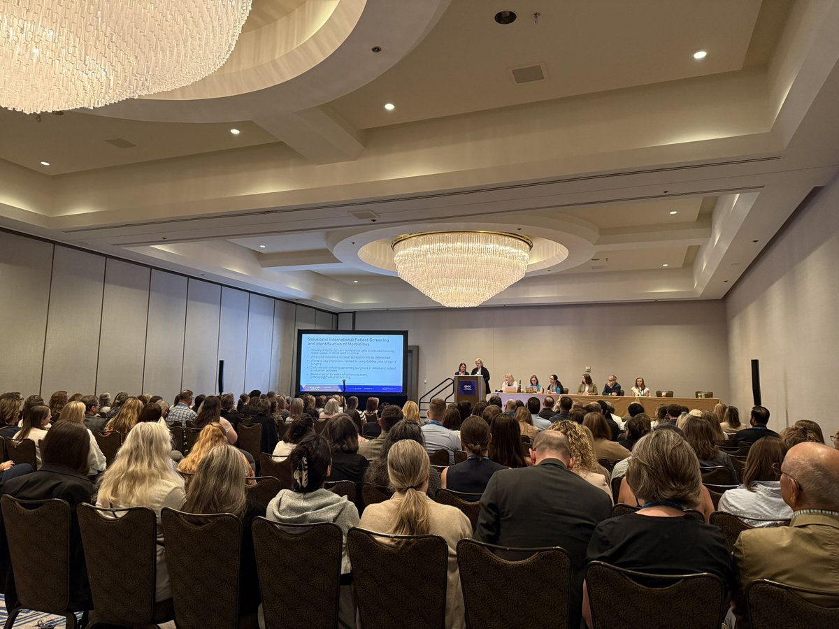 AmCollSurgeons's tweet photo. Packed room for the Finding Solutions to Challenging Problems in Children’s Surgery session. 

Thank you to Drs. Jami Miller and Mary E. Fallat for moderating this group discussion in which participants explore evolving expectations and approaches to strengthening compliance and performance.