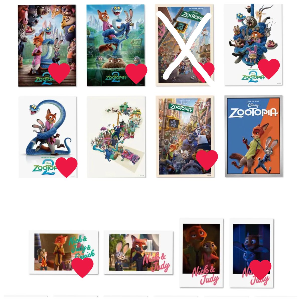 maybe959's tweet photo. 【譲渡・交換】
ズートピア2 Happyくじ 10thアニバーサリー

譲)画像1枚目参照

求)画像2枚目♥＞定価+送料

⚠️先着ではなく複数まとめて買取くださる方優先 https://t.co/OB2RNvqwo2
