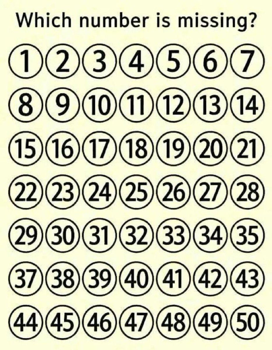 ELONWATCH18's tweet photo. No one has found this number yet

Which number is missing? https://t.co/ltxGX57nRU