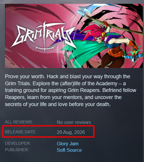 Glory Jam 💀 Grim Trials - Aug 20, 2026! tweet media