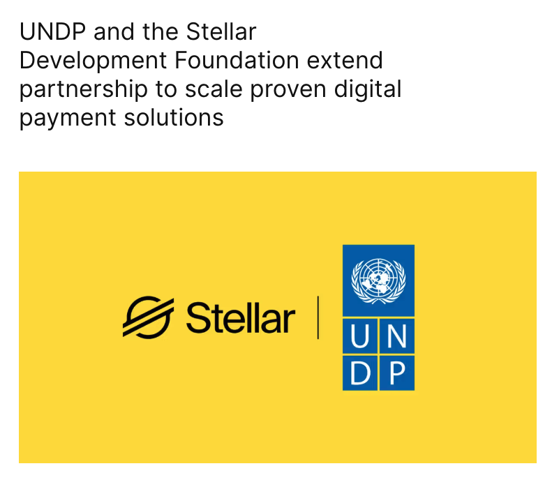 Xfinancebull's tweet photo. 🚨🚨🚨 $XLM Holders! Did you catch this? 

The United Nations Development Programme is moving Stellar-based payments from pilots toward regular use.

This is much bigger than another partnership announcement.

The United Nations Development Programme and the Stellar Development Foundation spent 16 months studying digital payments across 17 countries, with live pilots in Haiti, Syria, Kenya, Guatemala and The Gambia.

Then the results came in.

In Aleppo, digital Cash for Work payments reduced estimated distribution costs from around 10% to roughly 2%. Every participant received and withdrew their money.

In Haiti, the system completed every tested payment, even when the cellular network completely failed.

Now the UNDP Alternative Finance Lab, led by Robert Pasicko, is helping build the governance, onboarding and safeguards needed for country offices to use these solutions without treating every deployment like a new experiment.

Candace Kelly of the Stellar Development Foundation described the goal clearly: turn successful pilots into durable infrastructure for humanitarian and development finance.

Real payments reaching real people in places where conventional systems struggle.

This does not mean UNDP is buying XLM. But Stellar activity requires XLM for network fees, while accounts and ledger entries generally require XLM reserves.

Stop judging $XLM only by today’s price.

The network is proving its value where failure has human consequences.

This is only the beginning.