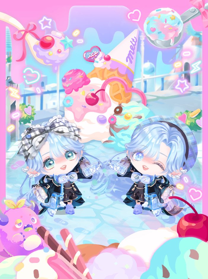 Puff_Ciel's tweet photo. アイス~どうぞぉ的なうちの子たちです🤣✨ https://t.co/NkWnWm4rLD