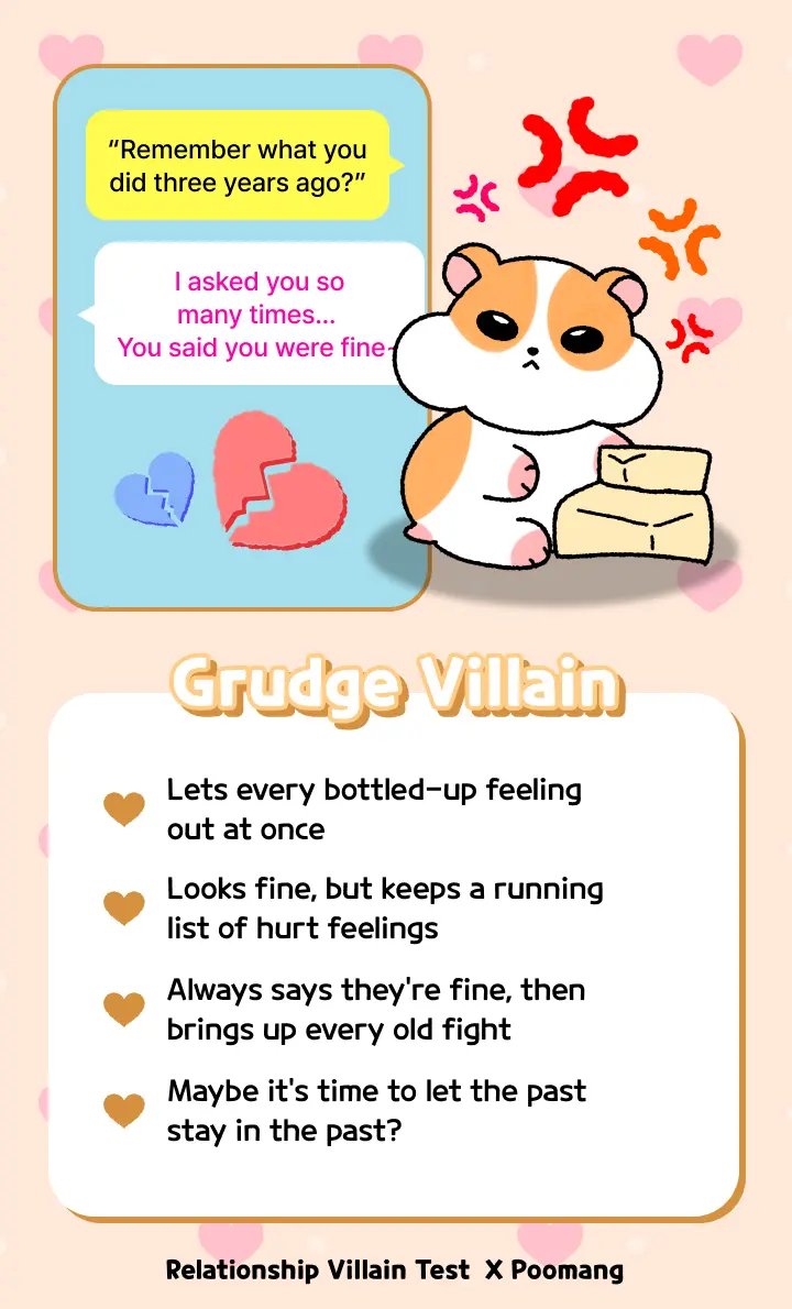 heevialia's tweet photo. Which relationship villain am I? + my bias 🤍 https://t.co/PMSLaXADSp