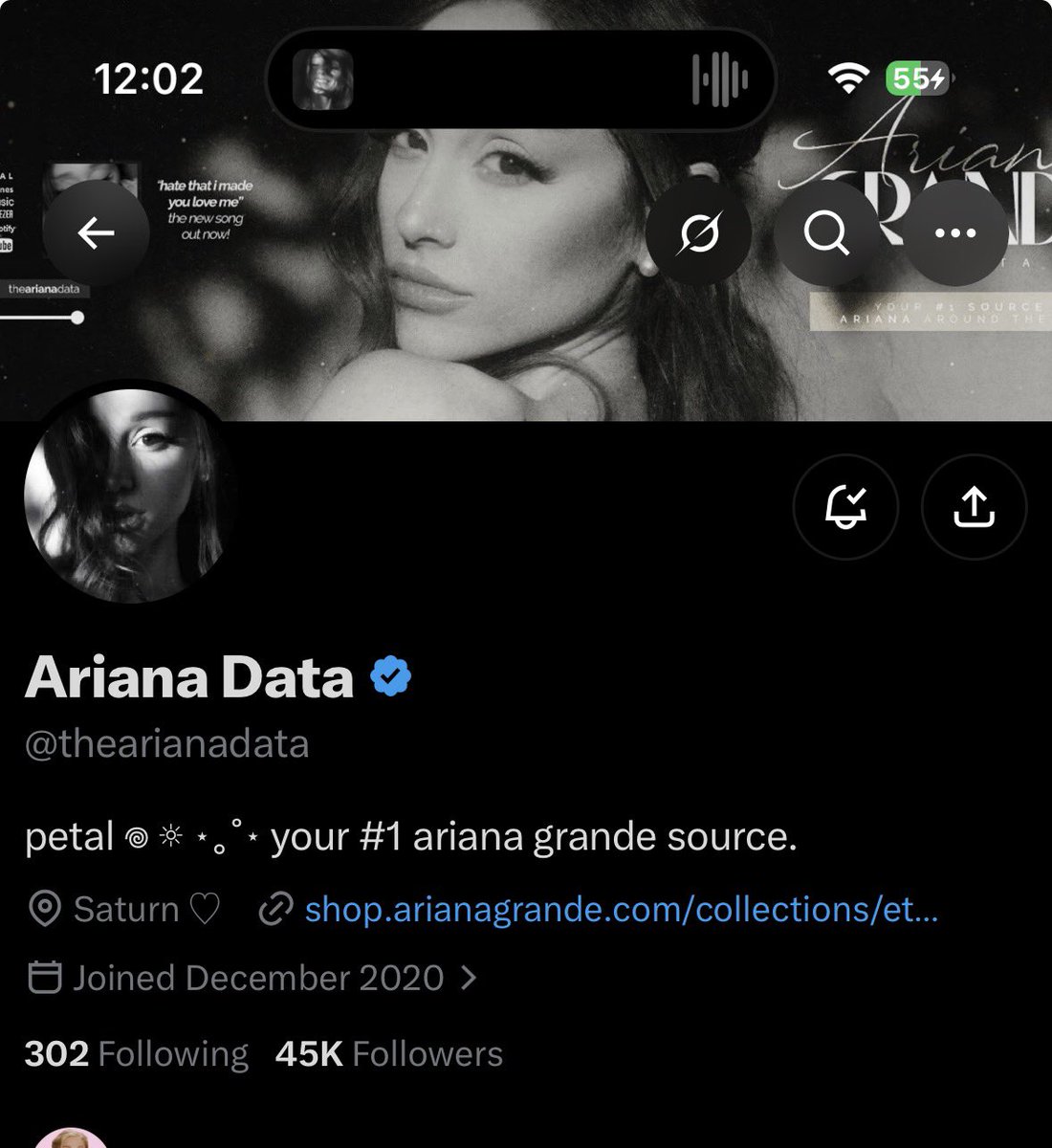 ntltcswiftie's tweet photo. @thearianadata notifs are on🙂‍↕️ https://t.co/08icsohs6I