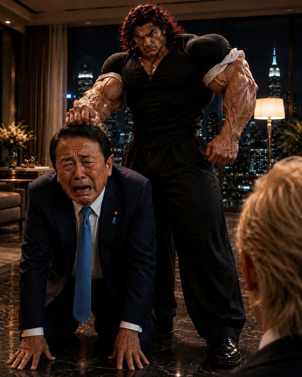 kibo8bogn's tweet photo. ↑
麻生太郎の態度にぶちギレた
範馬勇次郎
麻生太郎も政界引退しろよ
勇次郎自民党を潰してくれよ https://t.co/STsFKf6WlT