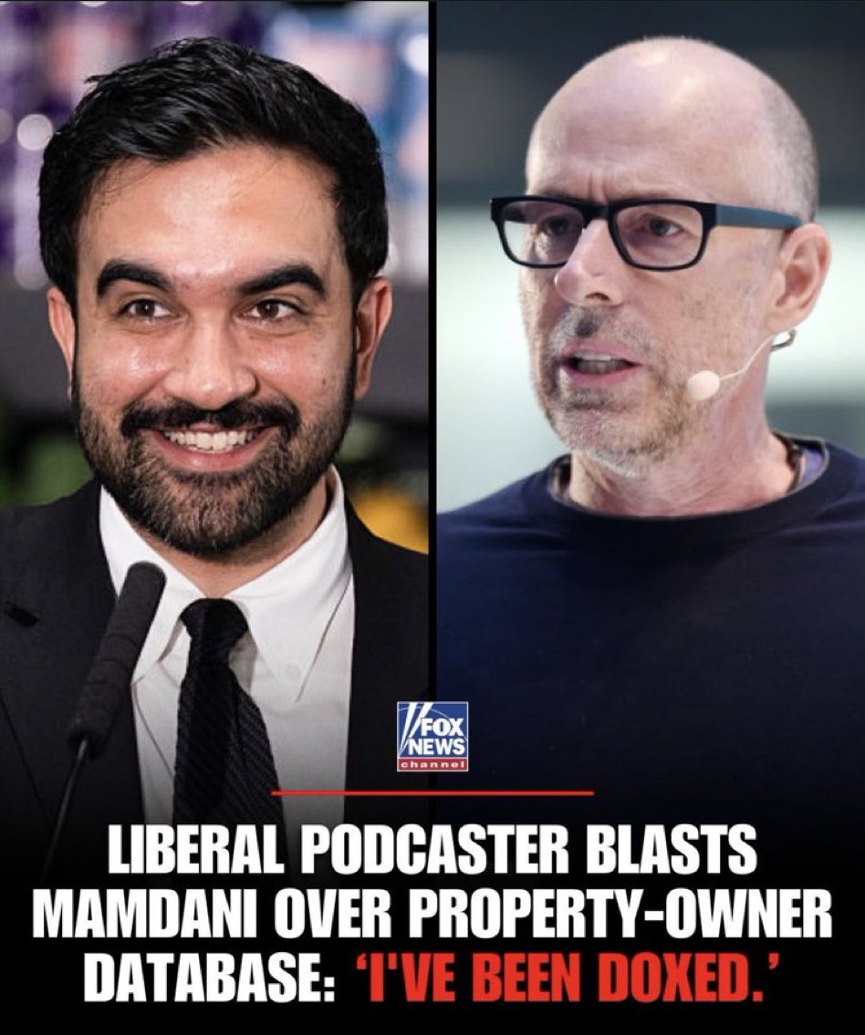LadyRedWave's tweet photo. Be Careful what You ask for! 

Progressive podcaster, Scott Galloway found HIS name &amp; address on NYC’s new “affluent property owners” database.
“I’ve been doxed.”
He supported the tax but now says publishing private addresses turns a tax idea into a literal WANTED POSTER. https://t.co/3zREeSQVQo