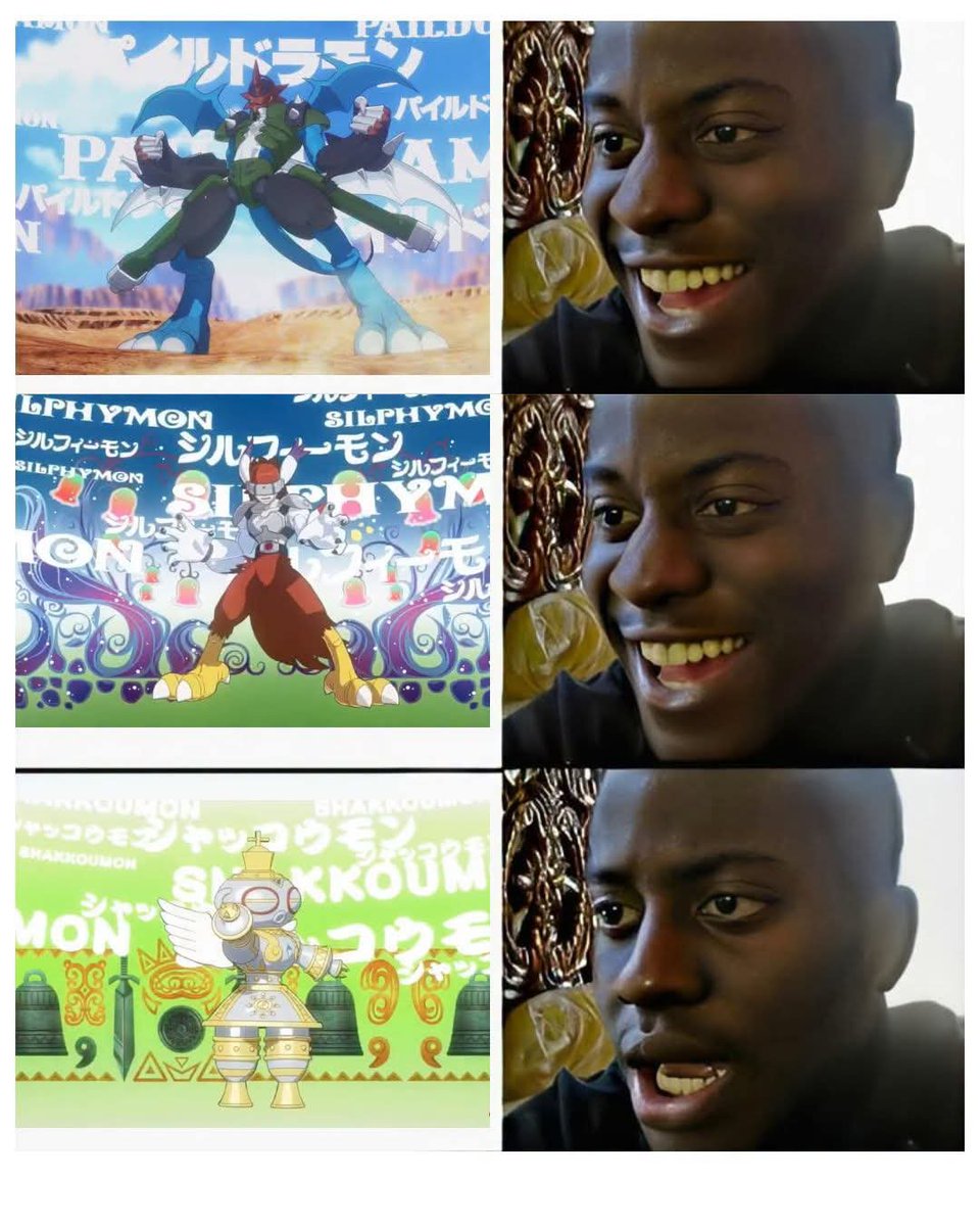 Shijishoutmon's tweet photo. How kids were dissapointed when they saw shakkakoumon for the first time https://t.co/ZHYTw9mr8k