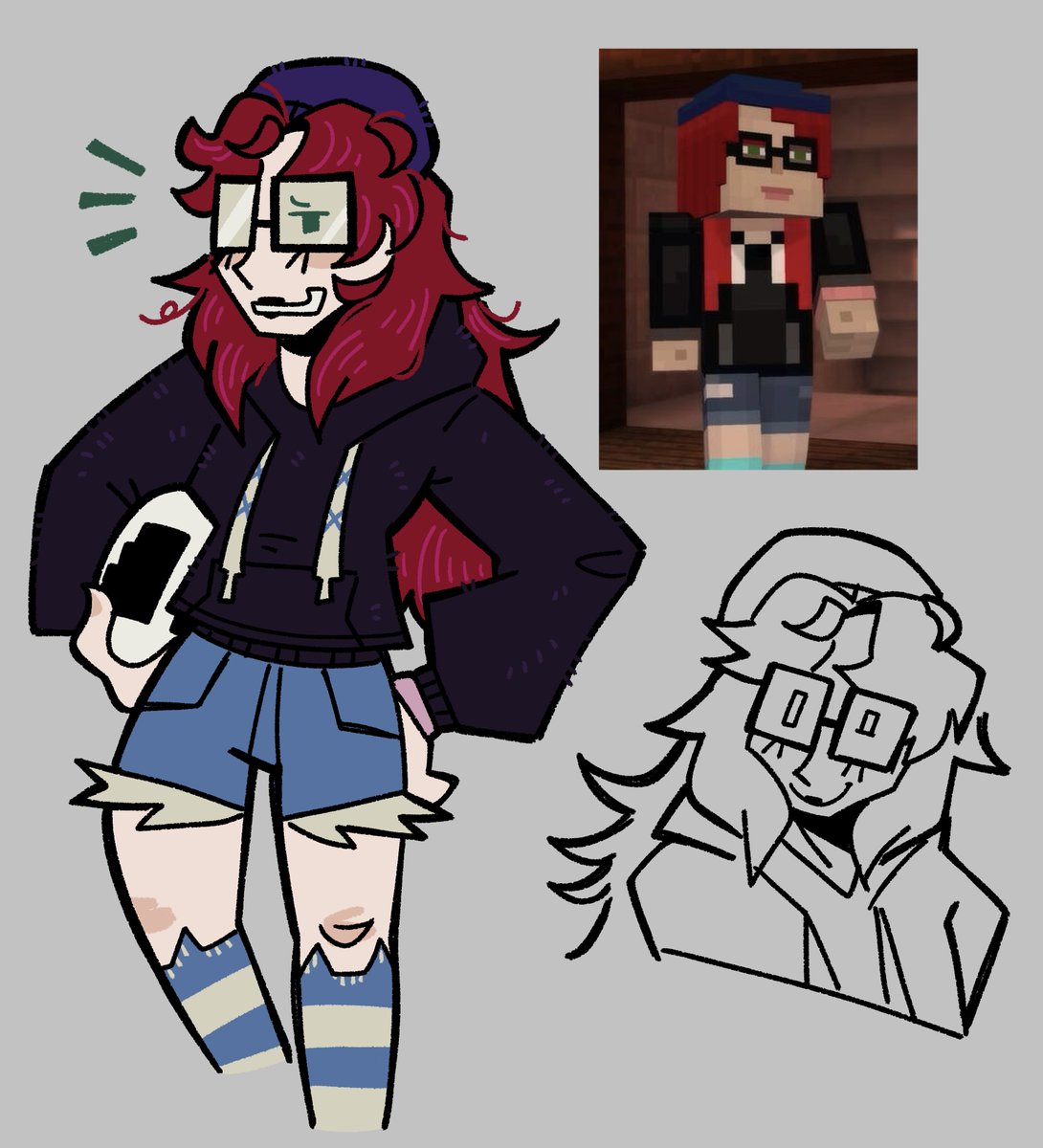 ThisIsMelonz's tweet photo. fit to wear when youre a weird girl who draws wolves and reads warrior cats https://t.co/0u1pU3nQTh