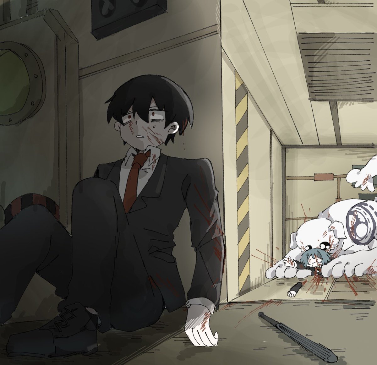 furasabu0722's tweet photo. #LC版深夜のお絵描き60分一本勝負_自職員の部
スーツ/職員アレン（＋30min.） https://t.co/vYONJvSdgA