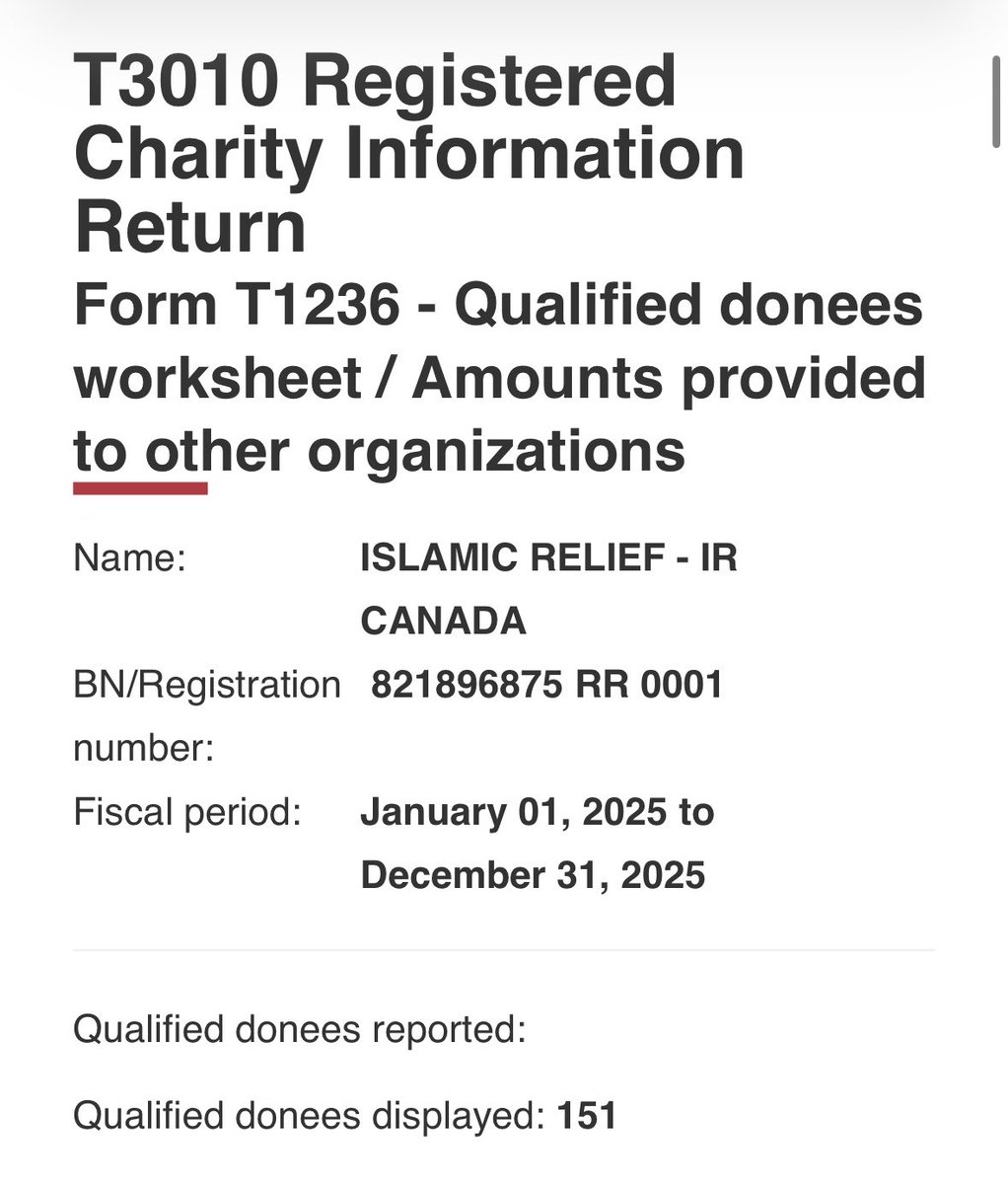 RealAndyLeeShow's tweet photo. Islamic Relief has again funnelled almost half a million dollars towards The Canadian Muslim Vote.

IR received over $3 million in 2025 from taxpayers to donate to “humanitarian” causes.

It instead reroutes the money towards Muslim voting associations to influence our elections. https://t.co/YEV7rmEbV8