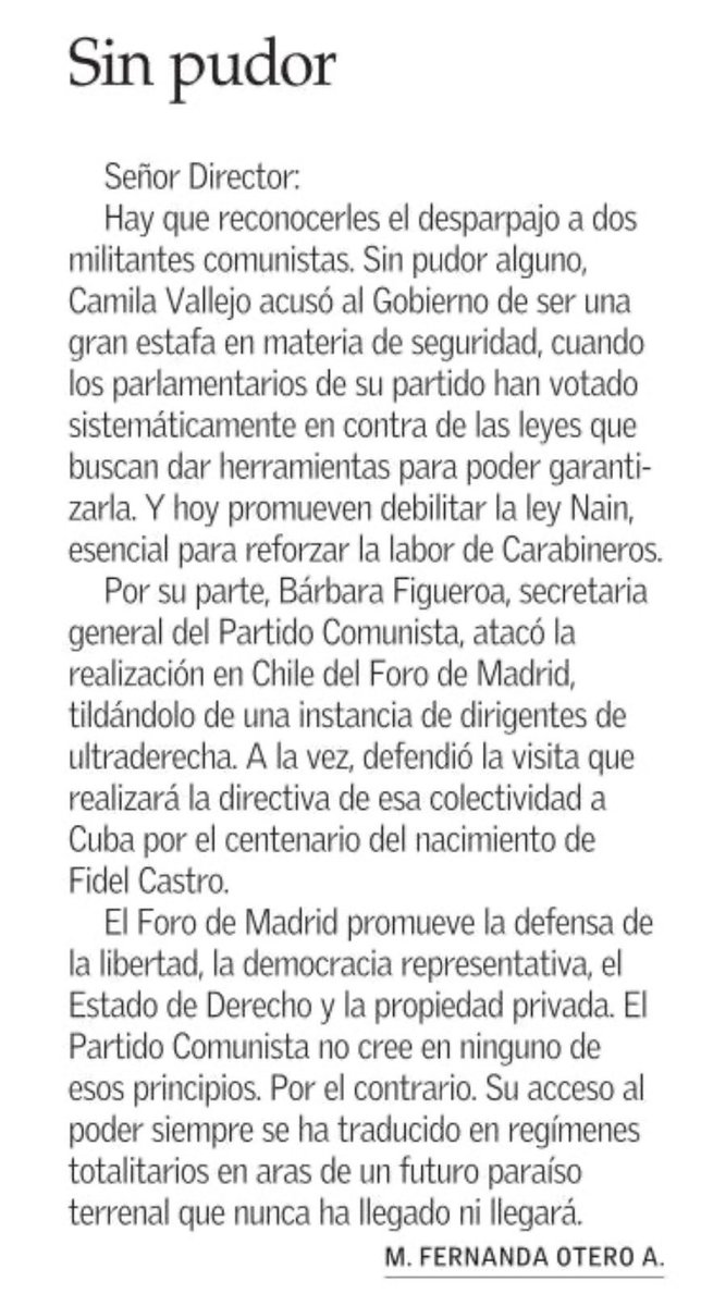 ArancibiaRac's tweet photo. Sin pudor, ni vergüenza, ni decencia. https://t.co/OwcQcA6rj7