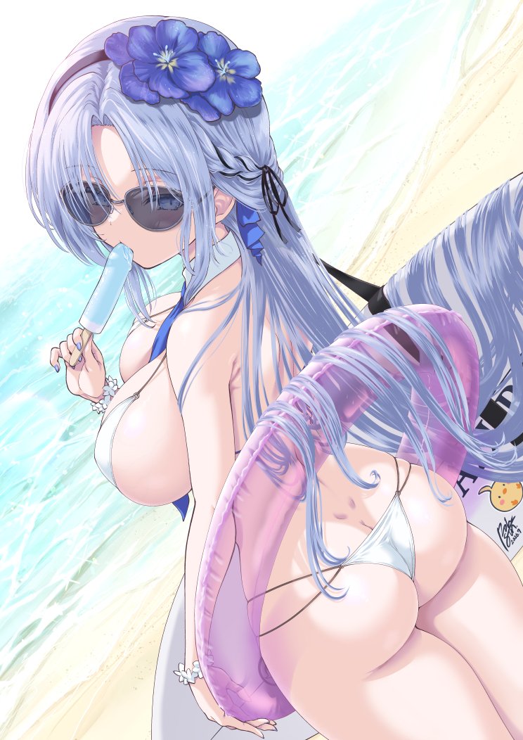 ROHGUN_KYOH's tweet photo. 暑いので涼しげなアルザスを描きました('￢`) https://t.co/S8ZUAlv7Ih