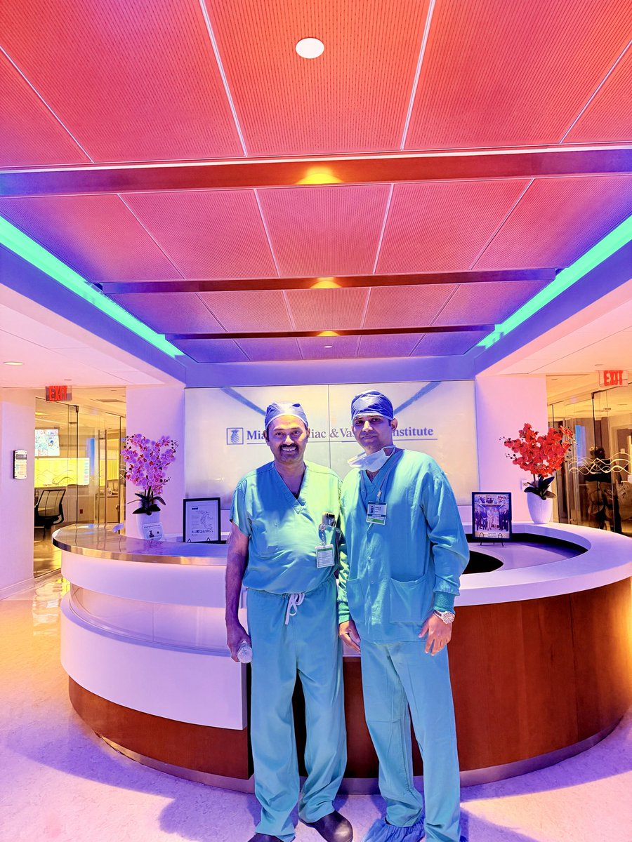 Deepakkrishnap9's tweet photo. Grateful for the opportunity to spend time with @manouroonc at Baptist Health Miami Cancer Institute, South Florida. Beyond observing surgical excellence, I truly enjoyed our conversations about life, learning, and mentorship.

It was also a pleasure interacting with Dr. Deerush, a talented young consultant with a great passion for robotic surgery.

Thank you both for your warmth, guidance, and inspiring company. Looking forward to meeting again.

#BaptistHealth #BaptistHealthMiamiCancerInstitute #MiamiCancerInstitute #SouthFlorida #Miami #RoboticSurgery #Urology #Mentorship #MedicalEducation #LifelongLearning