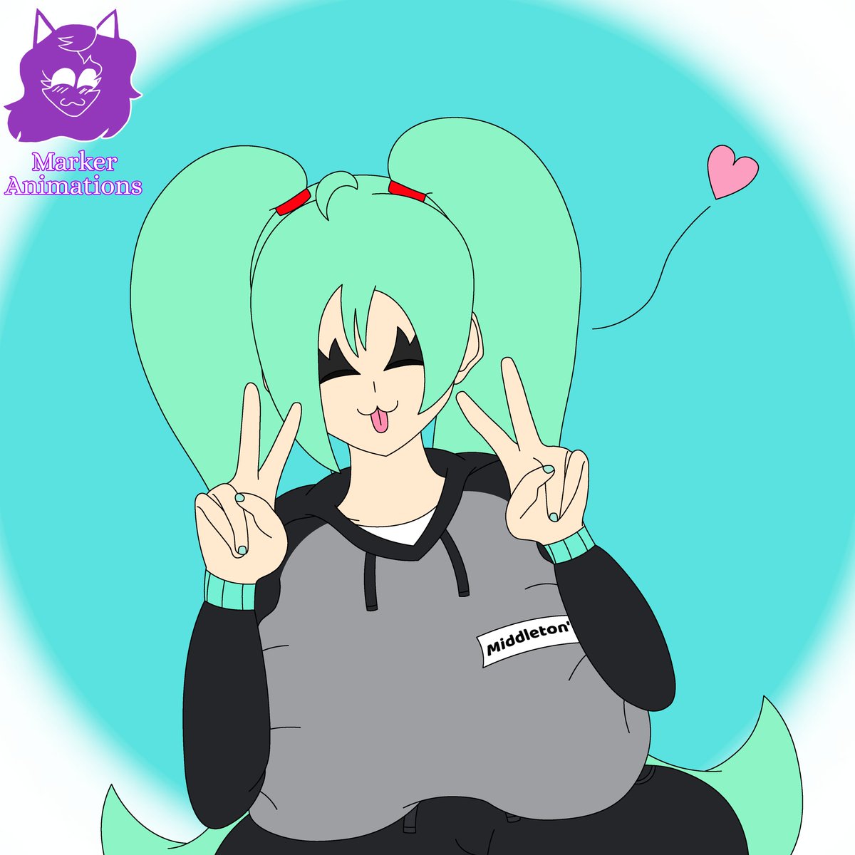MarkerAnimation's tweet photo. Evening art post!

Miku is just a silly, yet lovable girl in the Middleton family

#OC #originalcharacter #originalcharacterart #Miku https://t.co/B8qojcjmAU