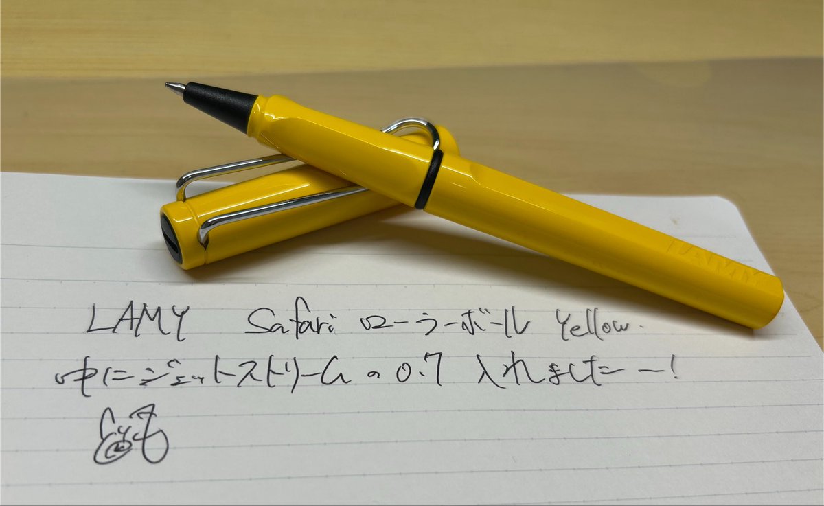 Tomo_STATIONERY's tweet photo. 久しぶりに新しい仲間をお迎えしたー

この子を研究室のお供に！これから頼んだぞ😉
#LAMY https://t.co/ggH0kMFgm7