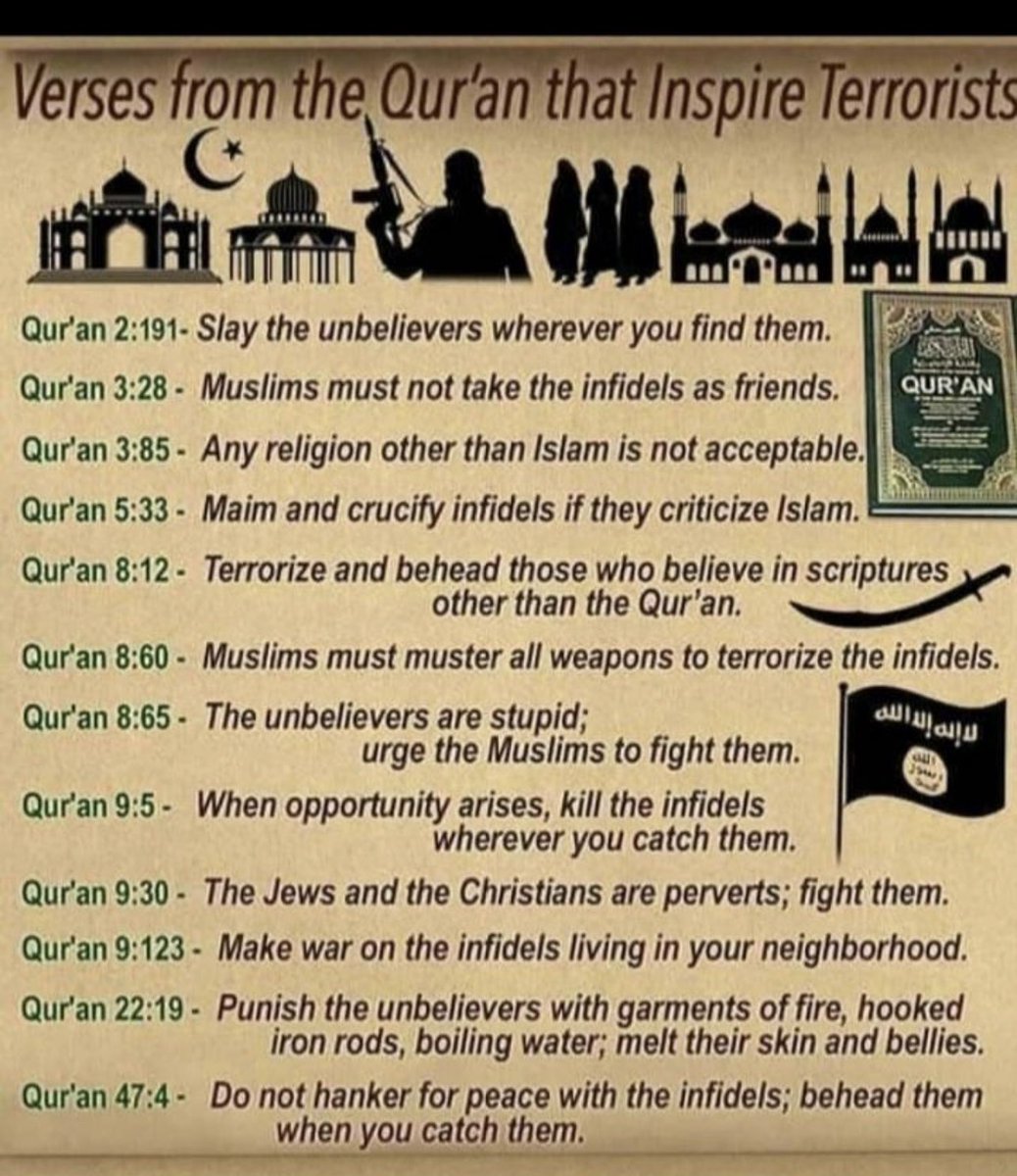dittoditto1967's tweet photo. @RandomAbdulman @Write4Republic Islam the creator of terrorists https://t.co/i7YR6JkElb