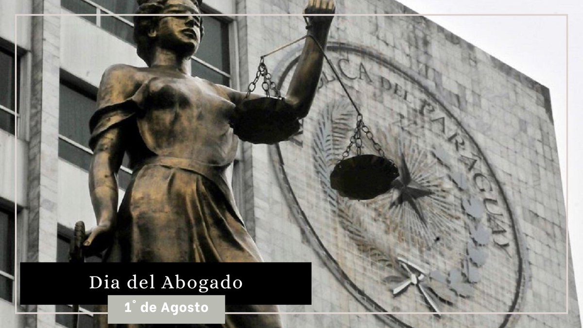 Salas_HCSCN's tweet photo. Hoy recordamos el Día del Abogado y de la Abogada en el Paraguay 🇵🇾 
A quienes con firme vocación, ética y entrega diaria, defienden el derecho y construyen un país más justo para todos, Feliz día!! https://t.co/g4g9A3Irir