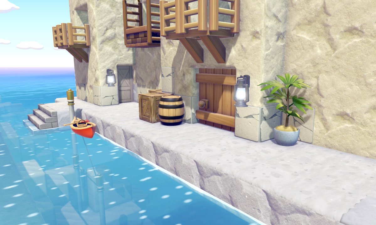 nanase__game's tweet photo. ドンヨリ海辺をニッコリ海辺にすべく仮置き中…。うきしまのすないわは壁として使うと良い雰囲気になると思うのです👀 https://t.co/9WJbuN0P0Y