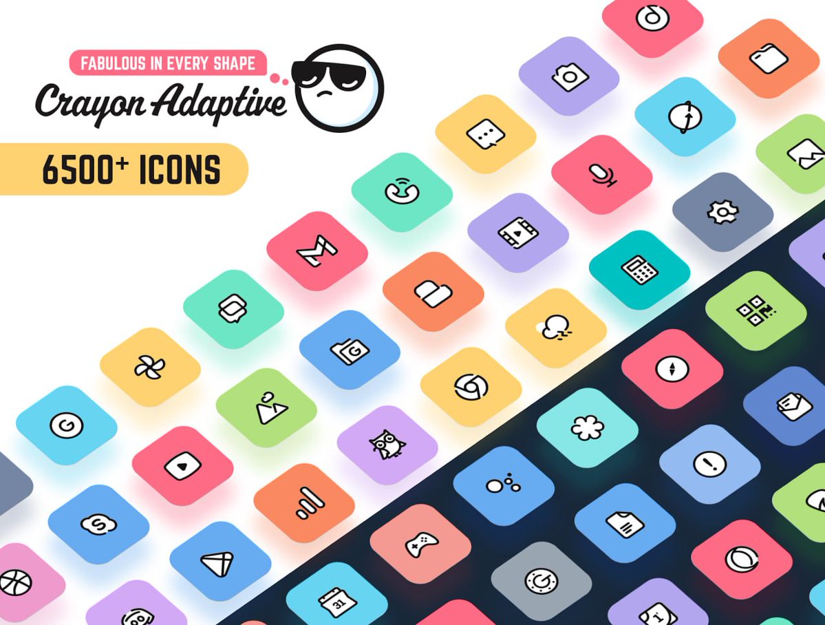 justnewdesigns's tweet photo. 🎊 SPECIAL SALE EVENT! 🎊

Upgrade your Android with Crayon Adaptive IconPack  while it's available at a BIG DISCOUNT.

👉https://t.co/gJeK0pNc4J

💥 Don't wait—sale ends soon! https://t.co/vVDJVBdW4W